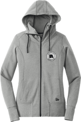 Aspen Aviators New Era Ladies Tri-Blend Fleece Full-Zip Hoodie